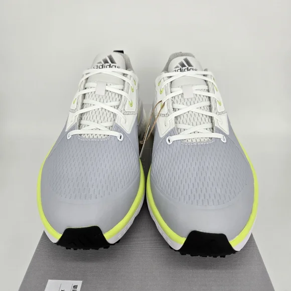 New adidas Solarmotion 'White Pulse Lime' Men's Spikeless Golf Shoes Size 10.5 - Picture 2 of 8